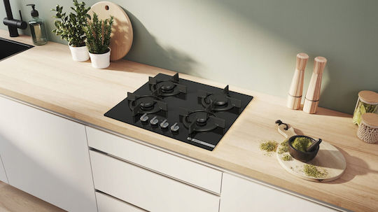 Bosch Serie 6 Natural Gas Cooktop Autonomous 59x52εκ.