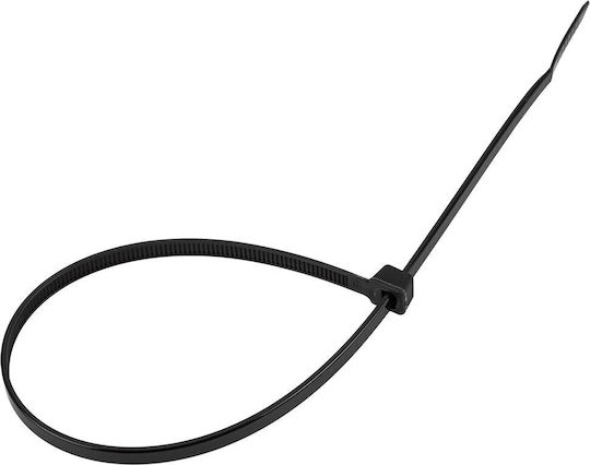 Neo Δεματικά Καλωδίων Πλαστικά 300mmx4.8mm σε Μαύρο χρώμα (100τμχ)