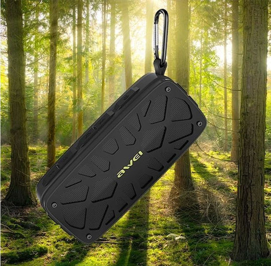Awei Y330 Ηχείο Bluetooth 6W με Ραδιόφωνο και Διάρκεια Μπαταρίας έως 4 ώρες Μαύρο
