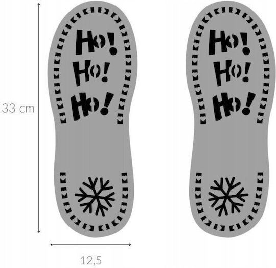 Santa Claus Boot Template 33 Cm