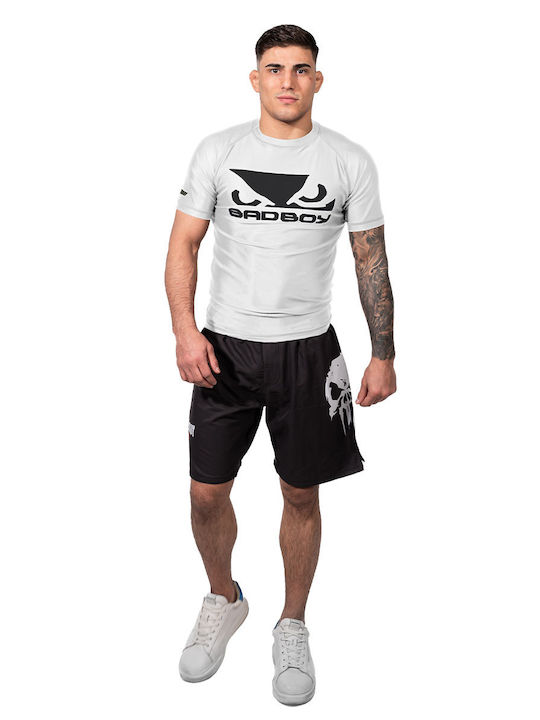 Bad Boy Short Sleeve Shirt BB-000063-WB for Jiu-Jitsu White