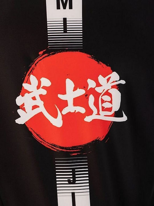 DBX Bushido Herren Langärmlig T-Shirt für Jiu-Jitsu Schwarz