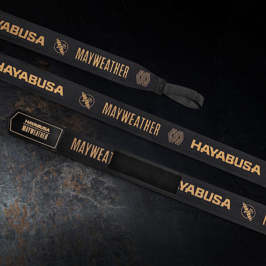 Bandage Hayabusa Mayweather 180” Deluxe Hand Wraps Black Gold