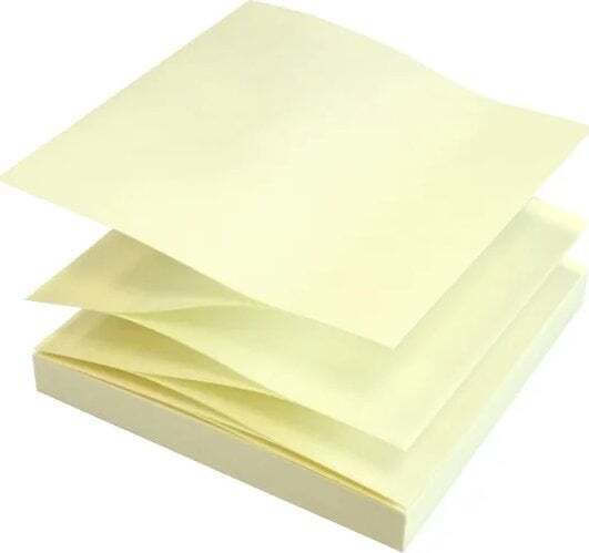 Stickn Z-notes Q-line Stick'n Yellow 76x76mm 100 Sheets 12 Pieces/Pack