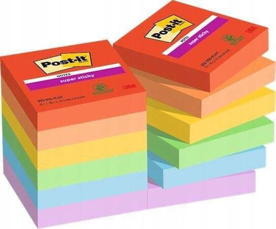 3m Post-it 7100258794 Square Multicolour Memo Paper 47.6 Mm 47.6 Mm 90 Sheets