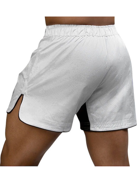 Pantaloni De Box Hayabusa Hex Mid-length Fight Alb