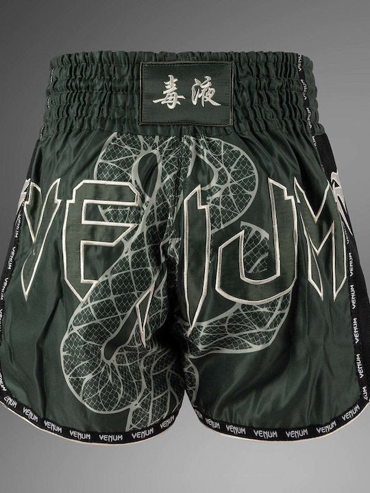 Muay Thai Shorts Venum Serpenti Muay Thai Shorts Khaki Bronze Ivory
