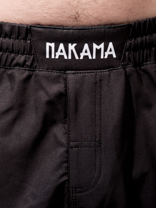 Nakama NF00023-BW Σορτσάκι MMA Μαύρο