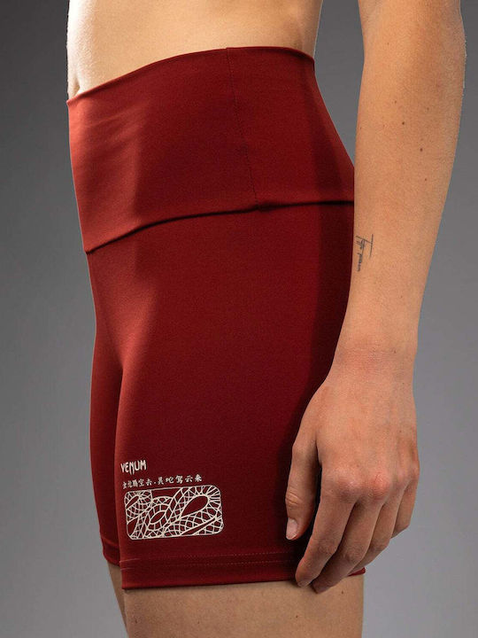 Venum Vale Tudo Short Women's Martial Arts Leggings Red