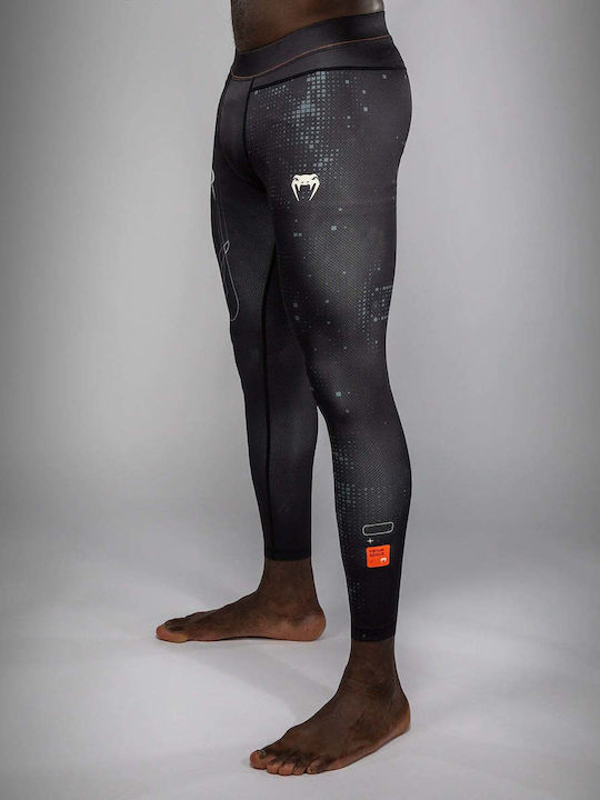 Venum Spats Long Men Martial Arts Leggings Black