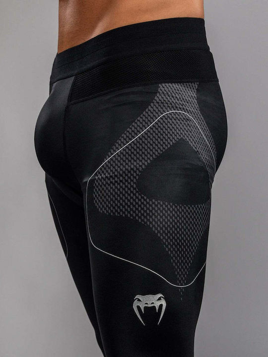 Venum Spats Long Men Martial Arts Leggings Black
