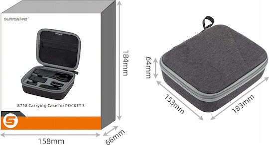 Sunnylife Θήκη Σκληρή Θήκη Βαλίτσα Προστατευτικό Dji Osmo Pocket 3 + Αξεσουάρ Op3-b718-d