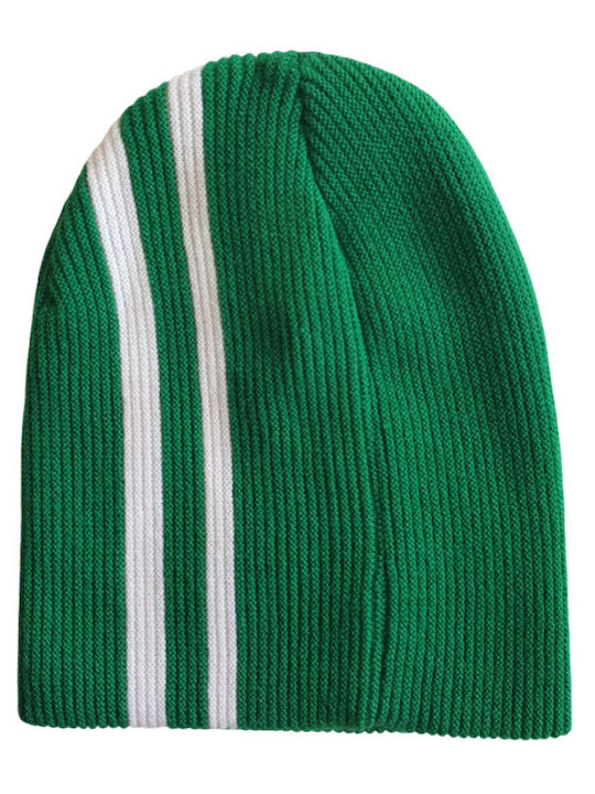 Beanie Unisex Beanie Knitted in Green color