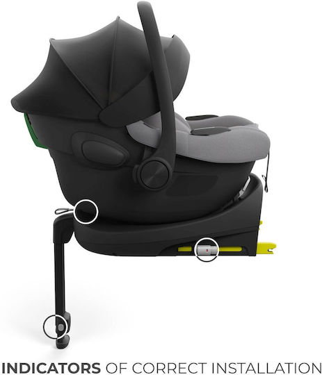 Kinderkraft I-LITE Καθισματάκι Αυτοκινήτου i-Size με Isofix Grey
