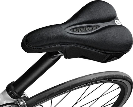Rockbros Gel Seat Cover Bicycle Saddle Memory Foam Size M Black