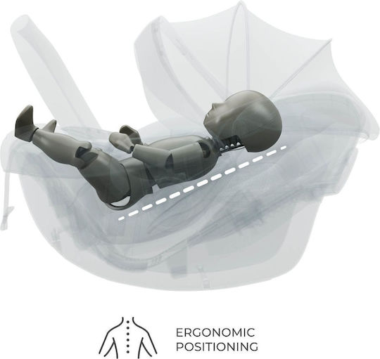 Kinderkraft I-LITE Καθισματάκι Αυτοκινήτου i-Size με Isofix Grey