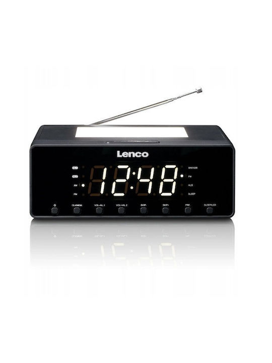 Lenco Lenco Tischuhr Digital LED Schwarz CR-540BK