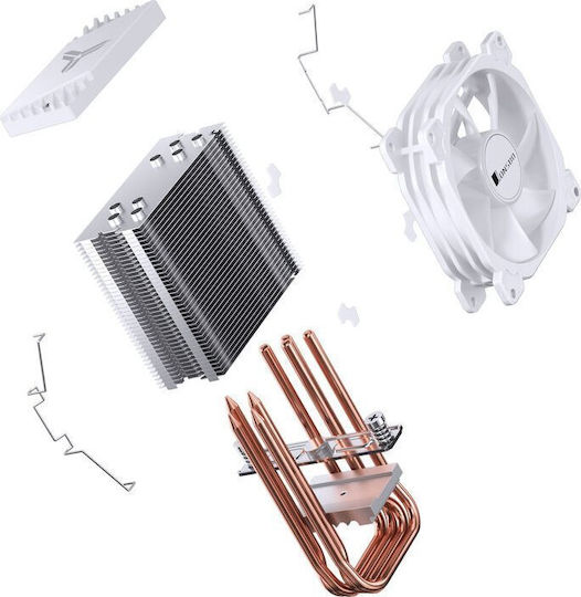 Jonsbo Ψύκτρα Επεξεργαστή για Socket AM4/AM5/1200/115x/1700 Λευκή