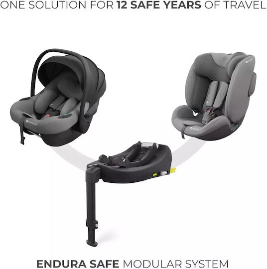 Kinderkraft I-LITE Καθισματάκι Αυτοκινήτου i-Size με Isofix Grey