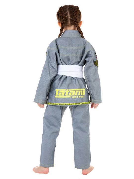 Tatami Fightwear Gi Tatami Kids Brazilian Jiu Jitsu Uniform Gray