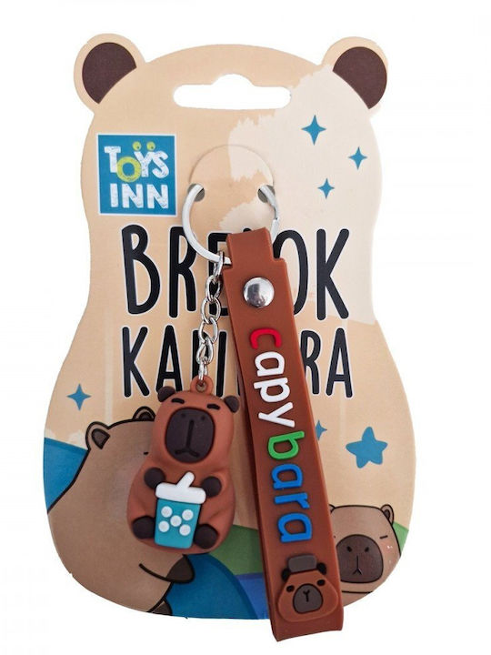 Capybara Keychains Mix Display 12 Pieces