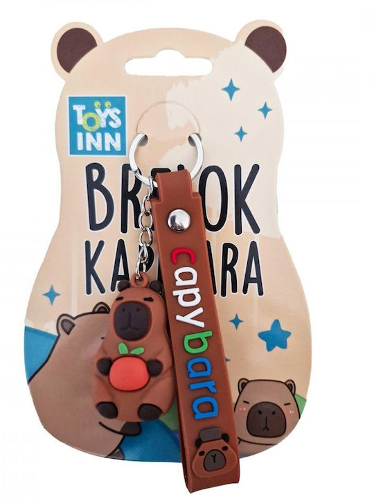 Capybara Keychains Mix Display 12 Pieces