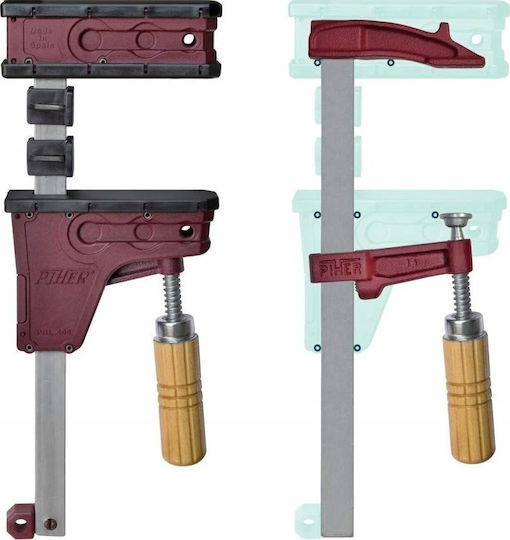 Piher Parallele Klemmen Piher Prl 400 60cm Maximale Öffnung 4000n