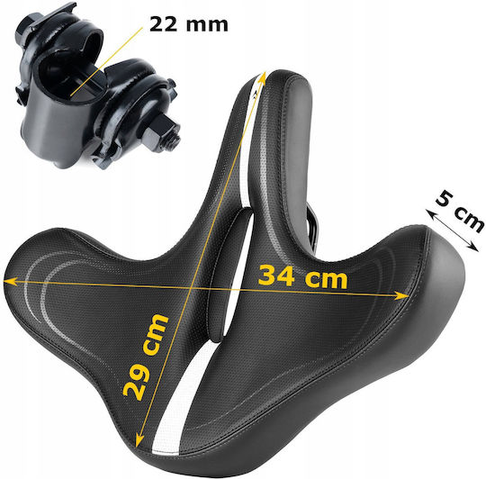 Schwarz Fahrradsattel Stadt