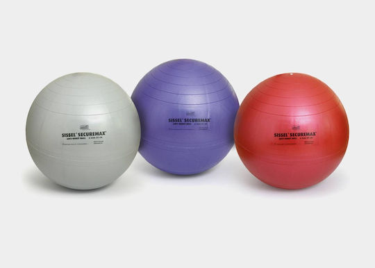 Sissel Securemax Μπάλα Pilates 75cm σε Ασημί Χρώμα