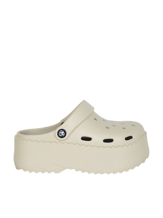 Superdry Women Anatomic White Clogs