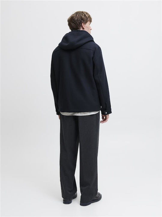 Herren Mantel Blau