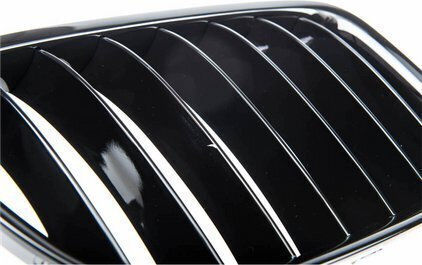 Mtuning Αθλητική Μάσκα Γρίλια Μονά Ζάρια Gloss Black Bmw X1 E84 2009-2015
