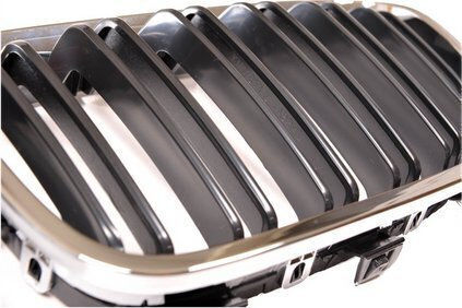 Sport Grille Double Bars Chrome & Black BMW 1 F20 F21 2011-2015 Pre Facelift