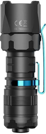 Wuben Flashlight LED IP68 with Maximum Brightness 850lm Black