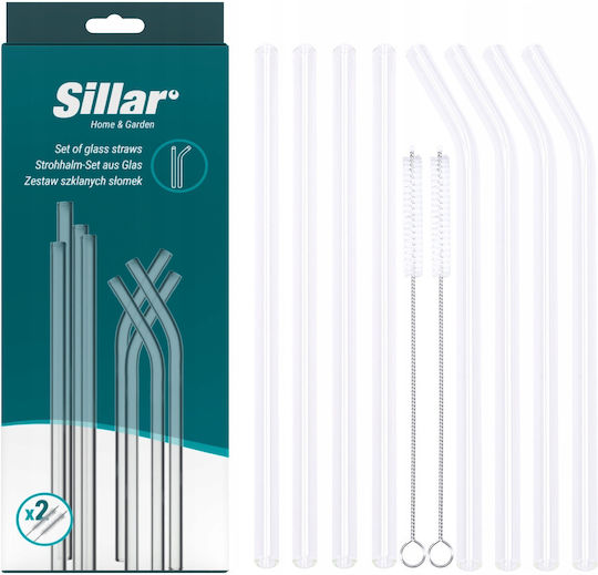 Sillar Sil255 Glass Straws Set