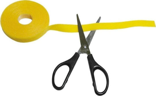 Techly Self-Adhesive Hook & Loop Tape Black 20mmx10m 1pcs 8051128108323