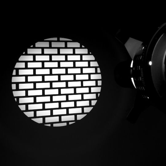 Glareone Spotlight Gobo Set 3 Studioausrüstung Masken