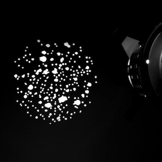 Glareone Spotlight Gobo Set 3 Studioausrüstung Masken