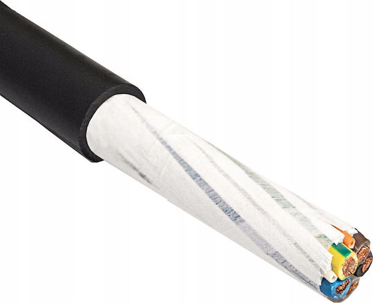Power Cable Akyga Ev Power Cable Ak-sc-e12 Cu 5x6mm + 2x0.5mm 3-phase 32a 450/750v 1m