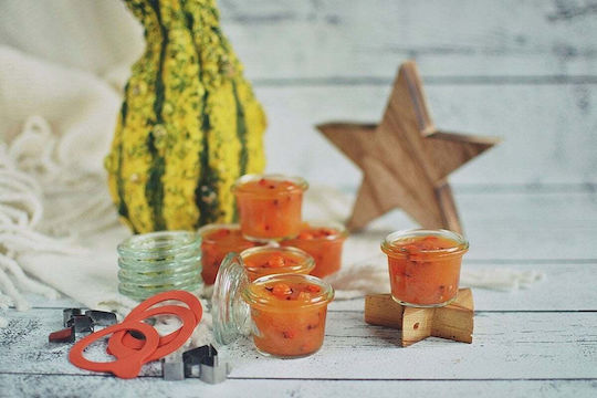 Weck Set of 12pcs Jars General Use with Lid Glass Transparent 50ml
