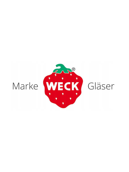 Weck Σετ 6τμχ Βάζα Γενικής Χρήσης με Καπάκι Γυάλινο Διάφανο 290ml