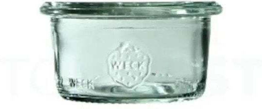 Weck Set of 12pcs Jars General Use with Lid Glass Transparent 50ml