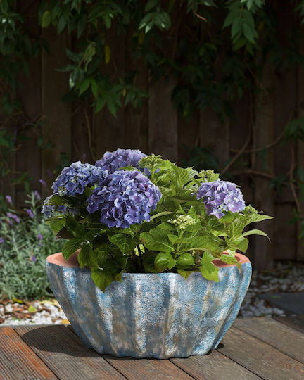 Beliani Ghiveci Ceramică Blue