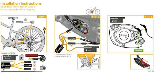 Speedbox Circuit 1.6 Bosch Smart System Gen5 Rim Magnet