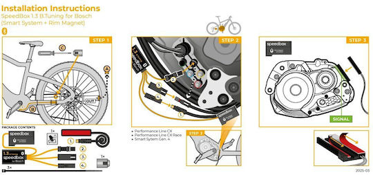 Κυκλωμα Speedbox 1.3 Bosch Smart System Gen4 Rim Magnet