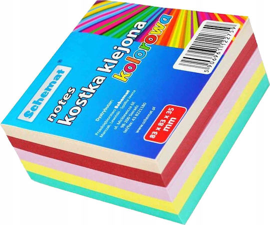 Interdruk Memo Paper Colored 83x83x35mm Glued
