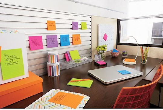 Post-it Super Sticky Note Pad 675-ss6rio-eu Lined Rio De Janeiro Palette 101x101mm 6x90 Sheets 3m0258