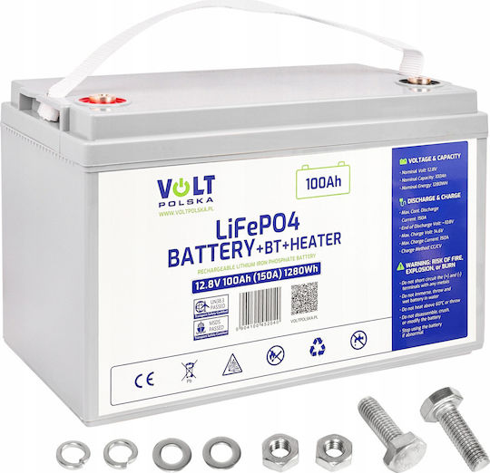 Azo Digital UPS Battery with Capacity 100Ah and Voltage 12.8V 1pcs