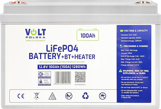 Azo Digital UPS Battery with Capacity 100Ah and Voltage 12.8V 1pcs