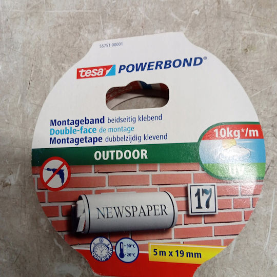 Tesa Powerbond Self-Adhesive Repair Tape Multicolored 5m 1pcs